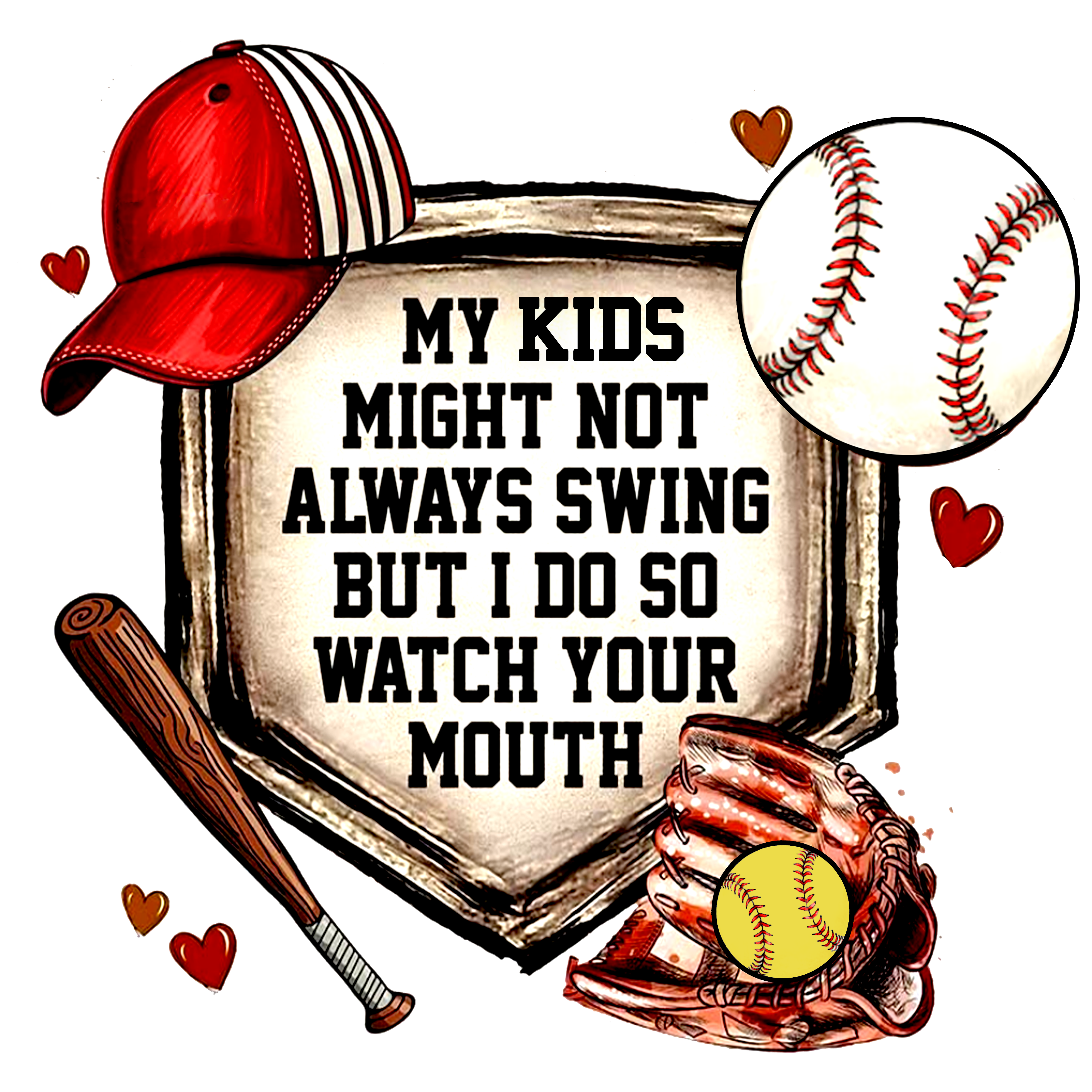 My kids might not always swing dtf transfer