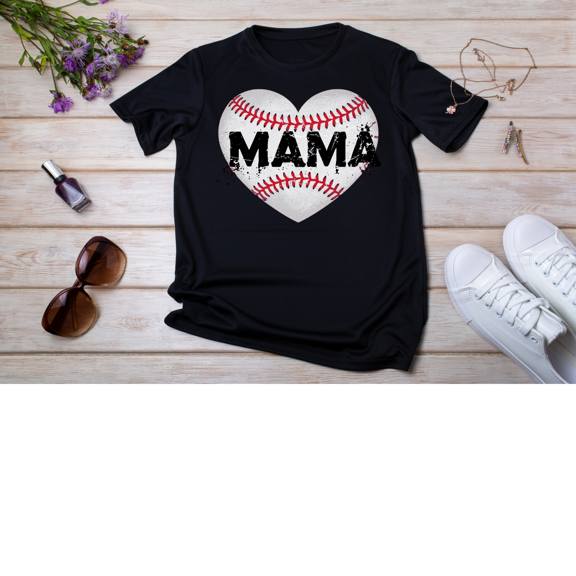 Baseball Mama Tee