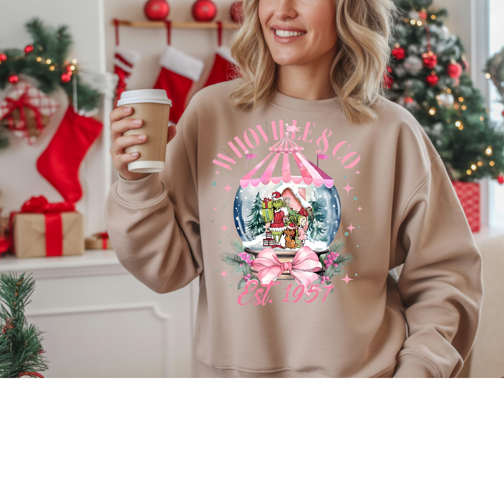 Dolly and the Grinch  DTF prints